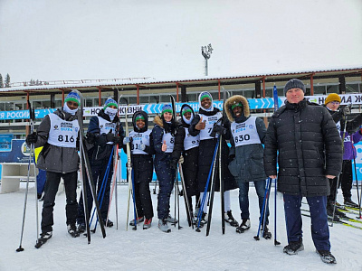 YuSU students and staff took part in the ski race "Ski Track of Russia 2024"