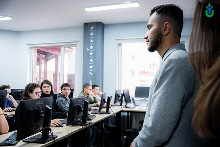 The media team of the blog tour of the “Studtourism” project at YuSU 